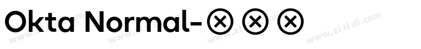 Okta Normal字体转换